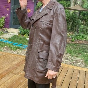 Men’s Vintage Leather Coat